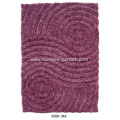 Microfiber thin yarm 3D design Carpet